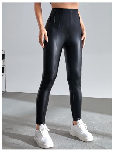 La Mejor Selección de Leggins efecto cuero Top cinco. 30 Imagen adicional