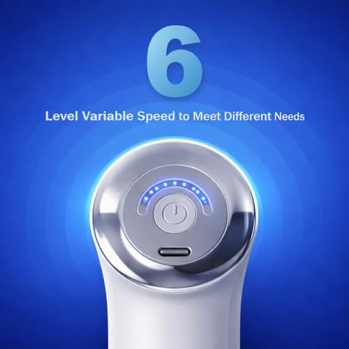 Image of Percussion Massage Gun for Muscle Recovery | Deep Tissue Massager for Back, Neck & Shoulder Pain Relief | 9 Interchangeable Heads | Full Body Relaxation Device (3 Head masager)