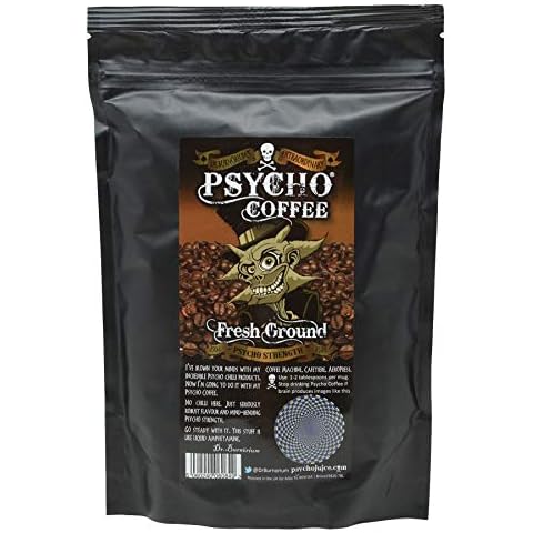 Psycho Coffee Fresh Ground Strong Coffee 250g Cover