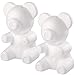 Produktbild Amosfun 2 STÜCKE Schaum Bär Form Modellierung Polystyrol Styropor Schaum Bär Form Weiß DIY Handwerk für Blume Arrangieren Geschenk Kinder Party Dekoration