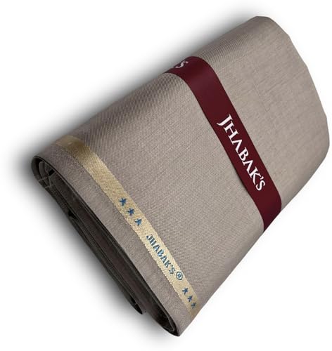 Image of JHABAK'S Unstitched Viscose Rayon Trouser Fabric for Men - Length: 1.30 m /Width: 58 inches