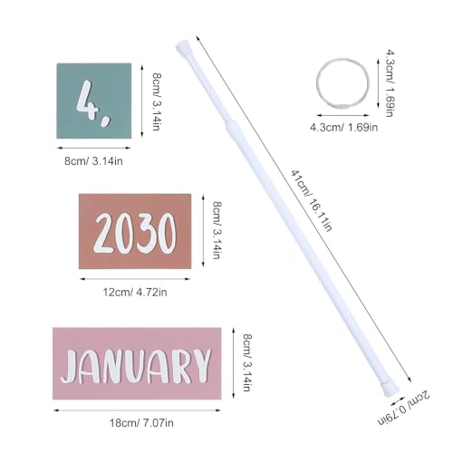 Calendario de página para colegio 2029 con barra ajustable