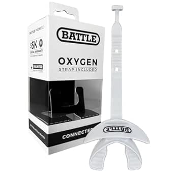 Battle Oxygen Lip Protector Mouth Guard with Connected Strap