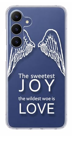 sslink Galaxy S25 FE SM-S731B �Ή� �N���A �n�[�h�P�[�X JOY LOVE �H ���S �i�z���C�g�j �J�o�[ �W���P�b�g �X�}�[�g�t�H�� �X�}�z�P�[�X