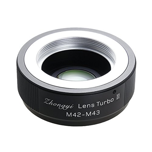 中一光学 (ZHONG YI OPTICS) フォーカルレデューサー マウントアダプター Lens Turbo II M42-m4/3 (M42マウントレンズ → マイクロフォーサーズマウント)