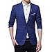 Produktbild DeHolifer Anzugjacke Herren Slim Fit Business Freizeit Anzüge, Elegante Gitter Einzelschnalle Regular Fit Anzugjacke Gastgeber Show Party Anzug Jacke Karneval Kostüm Hochzeit Anzug Mantel M- 4XL