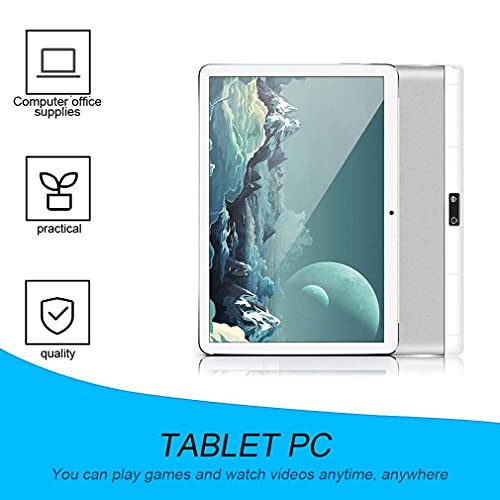 Tablet 10,1 polegadas Tablet 1 + 16 GB para Android 7.0 Phablet Tablet PcSilverUS soquete (silver (U