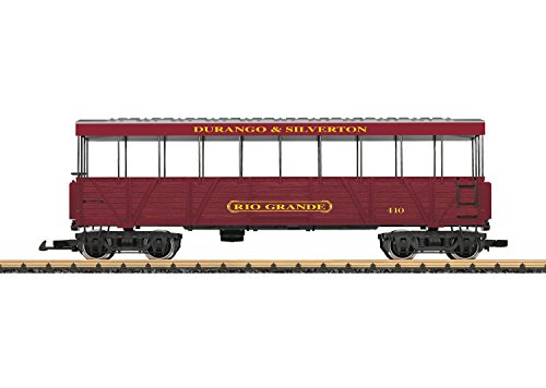 LGB 30261 Durango und Silverton Observation Car – L30261, 4-achsiger US-Aussichtswagen, Modelleisenbahn, Epoche VI…