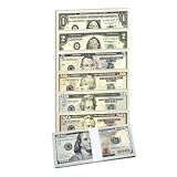 Huhaokejis 140PCS Prop Money, Faux Billets Dollar, Faux Argent de Jeu, Fictif Billets en Jouets, Jouets de Films en Espèces pour Les Magasins et Les études, Film, Accessoires de Fêtes (A)