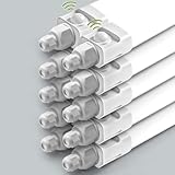 【Facile à installer】La lampe de garage à Led ultra-mince est très facile à installer, il suffit de suivre nos instructions pour travailler rapidement, une personne sera très facile à installer la lumière indépendamment. Après l'installation et la mise sous tension, la lampe s'allume et démarre automatiquement le mode de réglage après 15 secondes, puis passe en mode de travail par capteur.