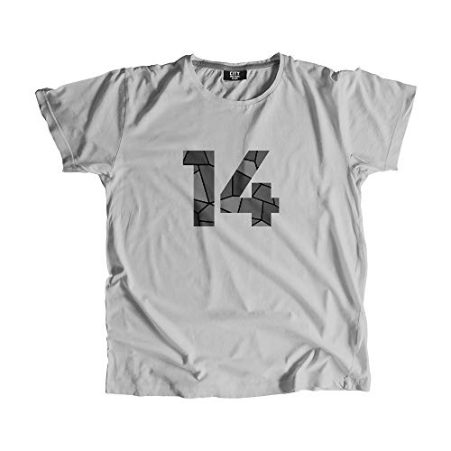 T-shirt 14 Number pour homme et femme haut unisex minimaliste