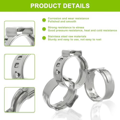Collier de serrage PEX de 1,27 cm indispensable pour rénover le chauffage au sol d'une maison
