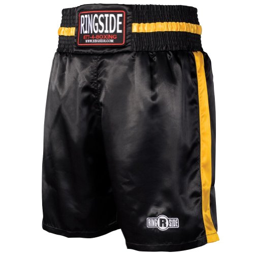 Ringside PST BLACK.MED Mens Pro-Style Boxing Trunks thumb #1