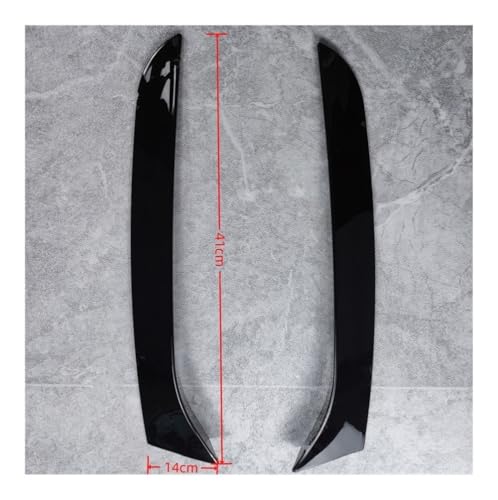 Becquet de lunette arrière pour Passat B7 2011-2015 noir brillant