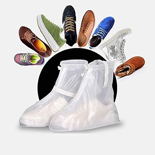 Waterproof Silicone Shoe Covers for Men, Women & Kids - Reusable, Anti-Slip Rain & Snow Boot Gaiters - Washable Waterproof Footwear Protection (Color: B)