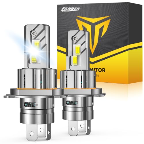 Image of 2026 Upgraded Brightest H4 /9003 /HB2 Hi /Low Beam Headlight Bulb Retainers, 𝟗𝟎,𝟎𝟎𝟎𝐋𝐌 18X Bulb 𝟑𝟔𝟎 𝐀𝐝𝐣𝐮𝐬𝐭𝐚𝐛𝐥𝐞 Quick Install, IP68 1:1 Mini Size No Adapter H4 Light bulbs, Pack of 2
