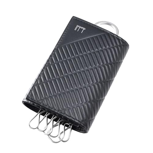 ダンヒル キーケース メンズ コントゥア ブラック 24R2178PX001 [並行輸入品]