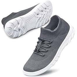 DOUSSPRT Womens Walking Shoes Slip On Hypersoft Sock Tennis Water Sneakers Casual Mesh Comfortable Athletic Breathable…