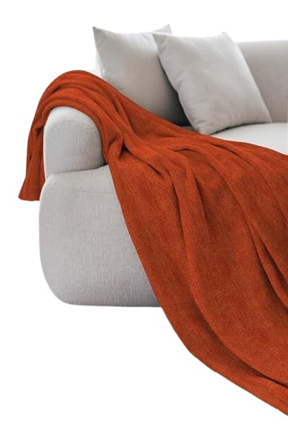 Telo Copritutto Grande Poseidon Rosso Copridivano 100% cotone