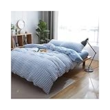 FERMETURE À GLISSIÈRE : Chaque housse de couette en coton est dotée d'une fermeture à bouton cachée plus facile qu'une fermeture à bouton ordinaire, ce qui vous permet de mettre et de retirer facilement votre couette de cette housse.