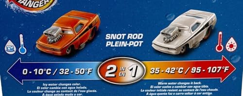 Disney Cars coche 1:55 cambio color Snot Rod miniatura 3