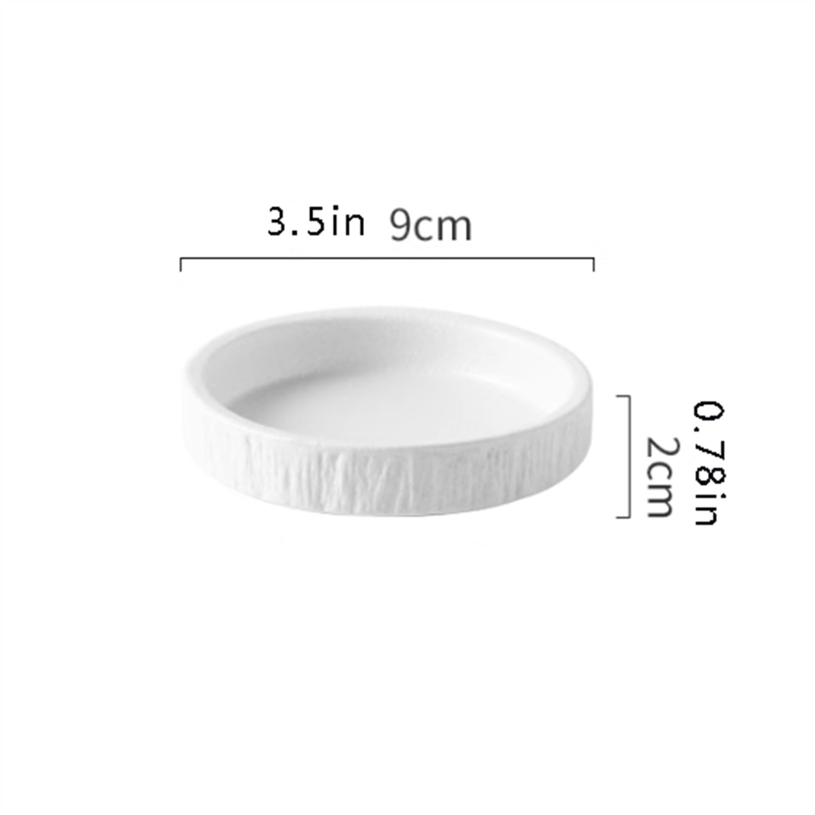 Soßenschale, Keramik-Dipschalen, 4er-Set, runde Sojasoßenschalen, 8,9 cm, klein, for Snacks, Sushi, BBQ, Beilagen, Vorspeisen und mehr, Snackschalen(Black)