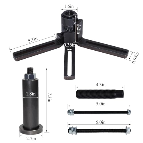 Image of Crank Puller Crankcase Splitter Separator Installation Tool Compatible with Motorcycle Dirt Bike for Disassembling Vertically Split 2 or 4-stroke Crankcase