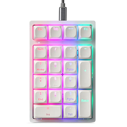 MOTOSPEED Mechanical Numeric Keypad Hot-Swap Red axis Wired Gaming RGB