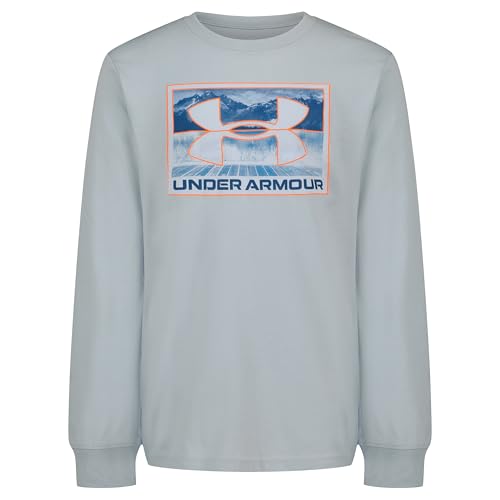 Image of Under Armour Boys' Long Sleeve Graphic T-Shirt, Lightweight & Breathable, Outdoor Collection