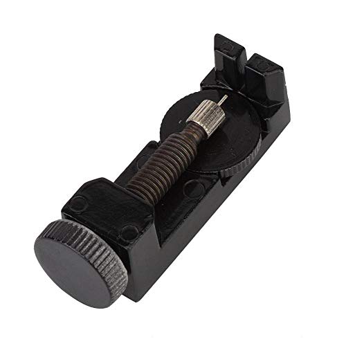 Preisvergleich Produktbild Gerioie Uhrenarmbandentferner, Armbandverstellung Uhrenarmbandentferner, Metall Leichtgewicht für die meisten Uhren, die maximal einstellbare Breite beträgt 4 cm(Black)