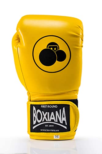 Guantes de boxeo de piel sintética de 14 Oz para proteger tus manos en sparring