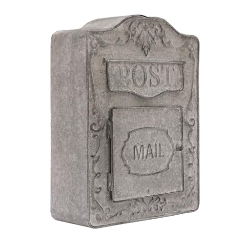 CLEADONG Buzón antiguo inglés de pared, vintage y para apartamento, decoración del hogar con estilo retro