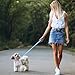 3 Stück Hundehalsband und Leine Set, Welpenhalsbänder mit Leinee, Verstellbares Hundehalsband mit Leine Weich Welpen Schnellverschluss Nylon Haustier Halsband für Kleine Hunde Mittlere