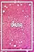 Jana: Personalized Name Lined Journal Diary Notebook 120 Pages, 6" x 9" (15 x 23 cm), Durable Soft Cover - Perfect Gift For Sister, Daughter, ... Christmas, Appreciation & Encouragement ...