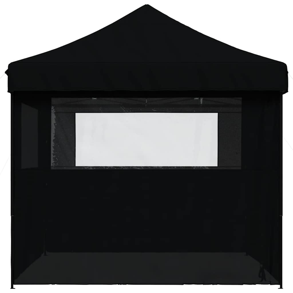 Tienda de campaña plegable con 4 paneles laterales, tejido Oxford con revestimiento de PVC, estructura de acero pulverizado, ventana transparente y entrada con cremallera, ideal