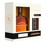 Woodford Reserve Bourbon Whiskey - Hochwertiges Geschenkset - Perfekt ausgewogen mit würzigen und süßen Noten von Früchten und Vanille - 0.7L/43,2% Vol.