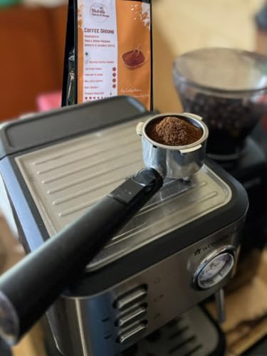 Image of Bluhills Mellow Medley - Blend of Pure Arabica & Robusta Coffee, 250g, Wayanad Robusta & Arabica blend, freshly roasted and ground for a perfect filter coffee, stove top, or drip brew