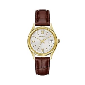 Caravelle by Bulova Ladies’ Dress 3-Hand Date Quartz Watch, 32mm
