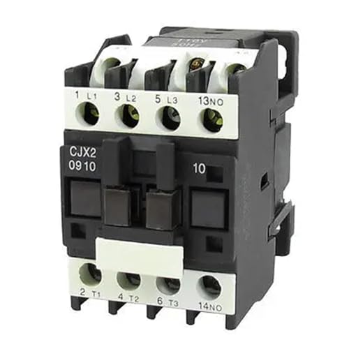 Contactor trifásico de 20A CJX2-0910 para controlar motores eléctricos