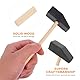Toyvian 5St Kleiner Holzhammer Mini-Holzhammer DIY Holzhammer-Set Kinderspielzeug Holz Bastelset Kinderspielzeughammer Mini-Holzhämmer Holzhausbausteine Kinderhammer