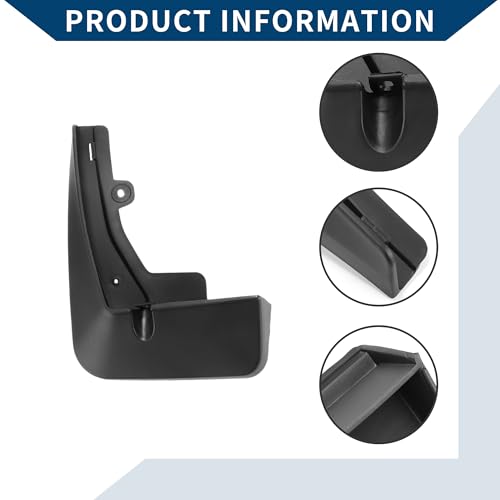 Image of Mud Flaps Splash Guards W /Mount Accessories for Peugeot 2008 2020-2022 Front Rear Mud Guards 1 Set