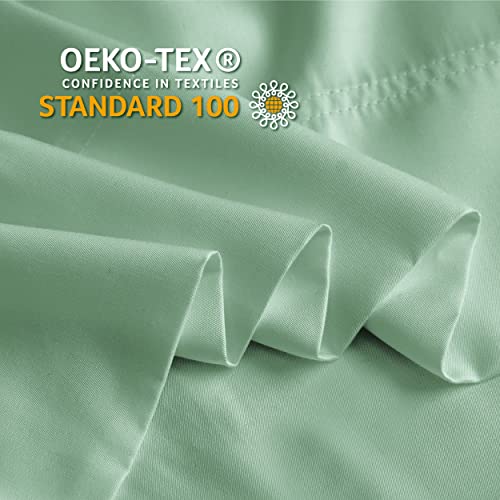Image of BEDELITE Cooling Pillow Cases Queen, Rayon Made from Bamboo, Mint Green | Cooling and Breathable Pillow Cover for Hot Sleepers & Night Sweats, Silky Soft Cozy, Envelope Closure, 20 inchx30 inch, Set of 2
