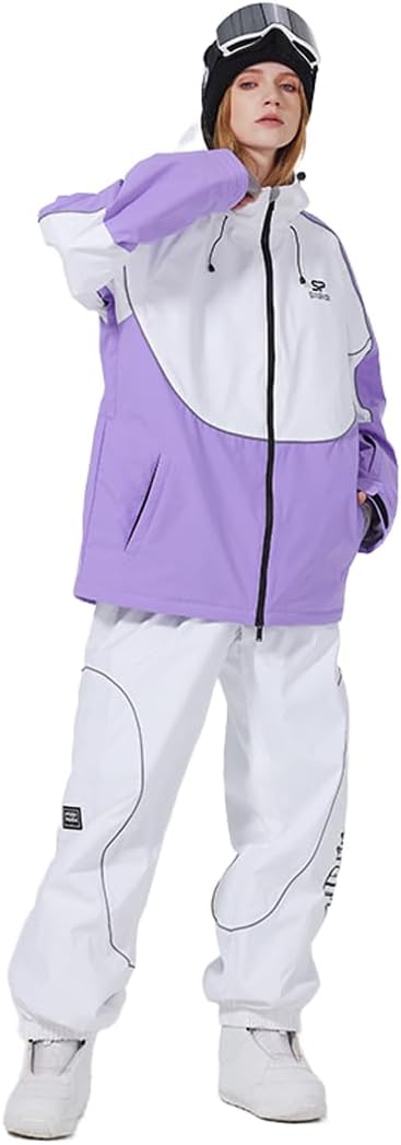 青欣] スキーウェア メンズ 上下セット スノーボードウェア レディース
