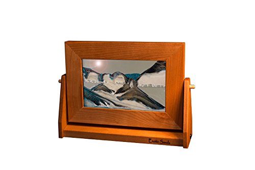 Exotic Sands - Sm24 Small Cherry Frame (Arctic Glacier) Unique Moving Sand...