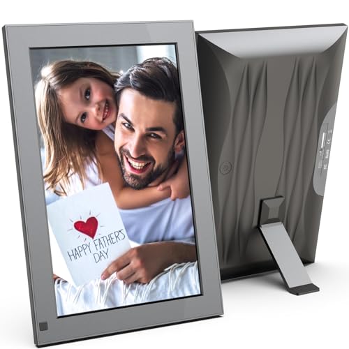 Fullja 10.1 Inch Digital Picture Frame Wifi Digital Photo Frame - 1280X800 Ips Touch Screen, Motion Sensor cover