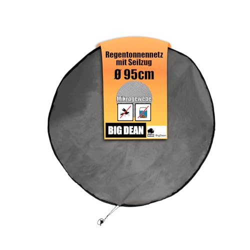 BigDean Netz für Regentonne rund 95 cm - Schutz vor Stechmücken, Laub & Verschmutzung - Regentonnen-Abdeckung mit Zugkordel - Regentonnenschutz Wassertonne BigDean Netz für Regentonne rund 95 cm - Schutz vor Stechmücken, Laub & Verschmutzung - Regentonnen-Abdeckung mit Zugkordel - Regentonnenschutz Wassertonne