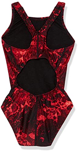 Tyr Girls' Durafast Lite Maxfit Swimsuit, Diploria Red, 24 #TOP1