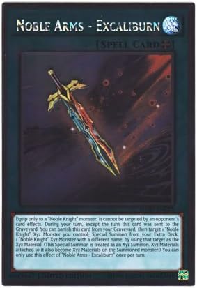 Amazon Co Jp 遊戯王 英語版 Nkrt En023 Noble Arms Excaliburn 聖剣 Ex カリバーン プラチナレア Limited Edition ホビー 通販