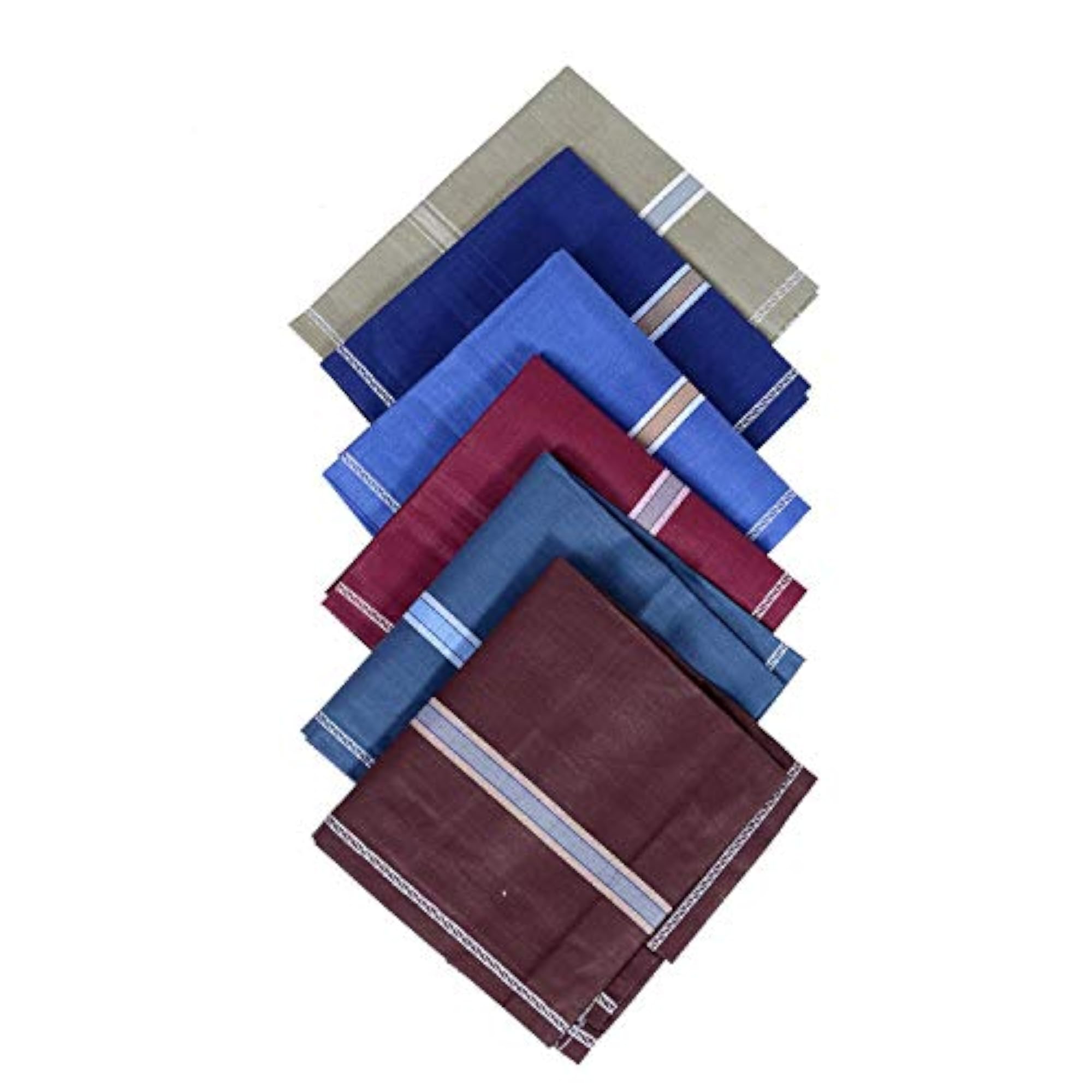 Premium Cotton Handkerchief for Men, Pack of 12