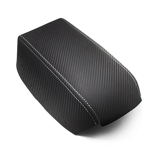Accoudoir Civic 8 en cuir microfibre et surpiqûres blanches haut de gamme